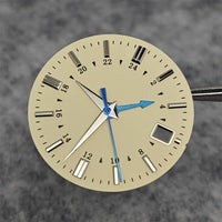 dial and silver hand