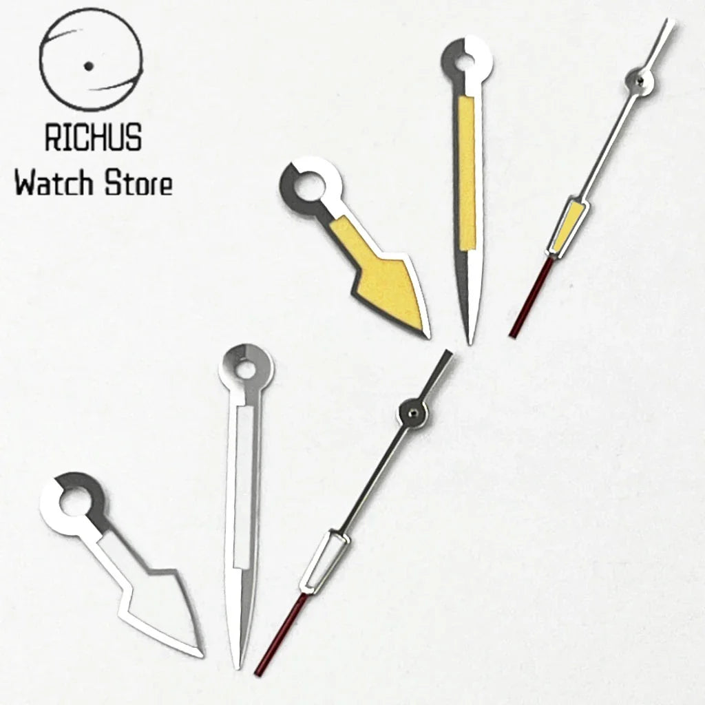 NH Watch Hands Silver Watch Hands Fit NH35 NH36 PT5000 ETA2836 2824 DG2813 3804 Miyota8215 8205 821A Movement Watch Accessories