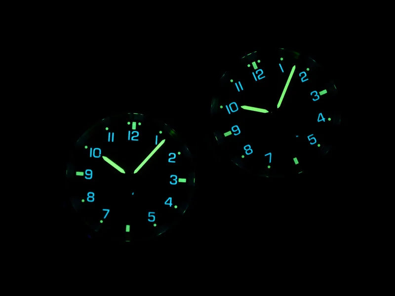 39MM Retro WW2 Military  S2081 Gradual Brown Dial ST1731 Movement 100M Waterproof  D12 Homage Field Watch