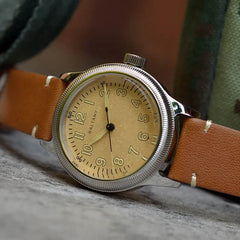 Baltany 38MM A11 Military Automatic Watch Man S2031B Sapphire Crystal 10ATM Stainless Steel NH38 Retro Mechaincal Wristwatches