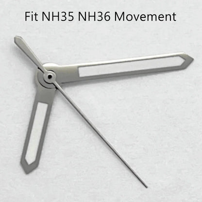 Wide NH35 Watch Hands Green Luminous Fit NH35 NH36 PT5000 ETA2836 2824 DG2813 3804 Miyota8215 8205 821A Movement Watch Accessories
