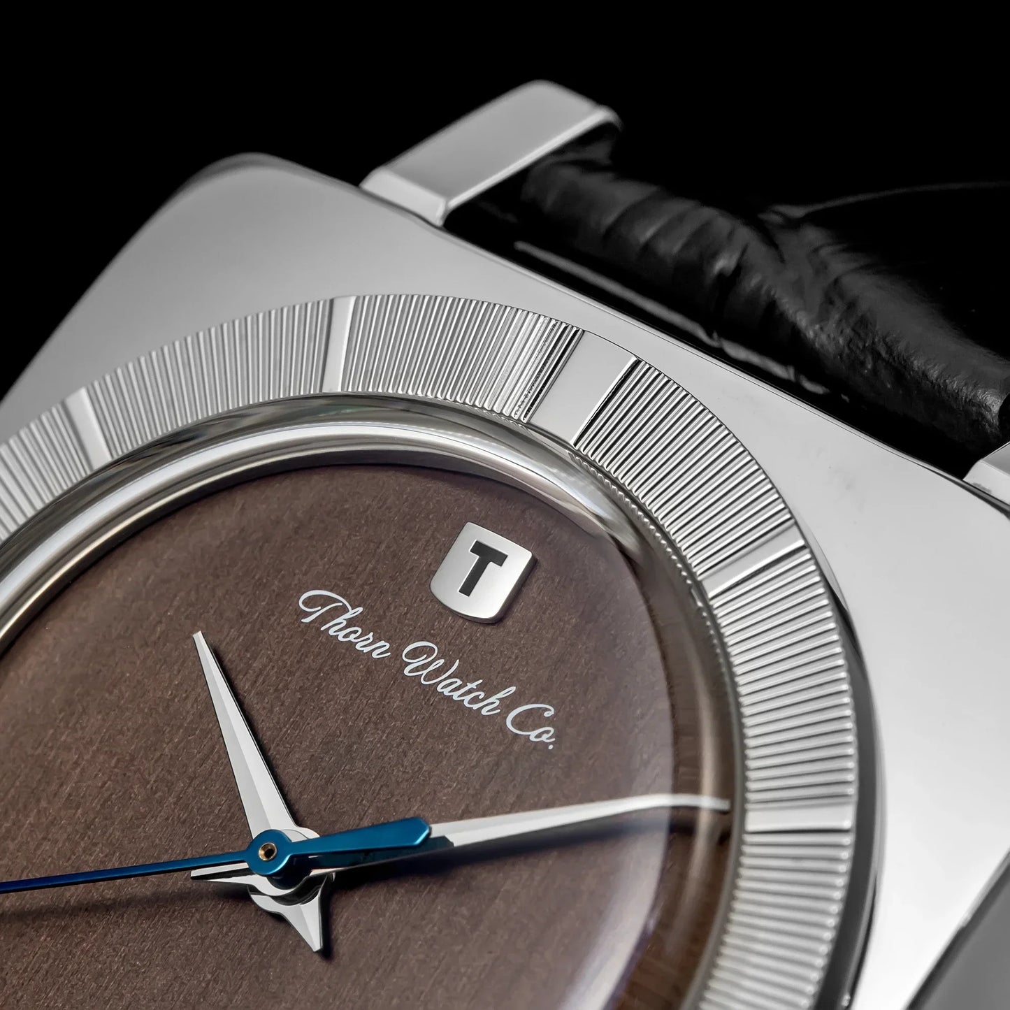 THORN T016 Square Watch 34MM PT5000 Dress Sapphire Pot lid Bubble Mirror 5ATM Fashion