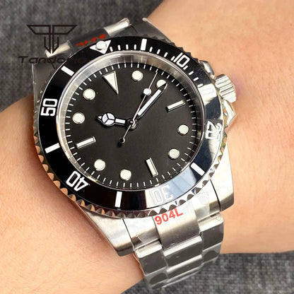 Tandorio TD266 PT5000 NH35A Miyota 40mm SUBMARINER dive Watch Sapphire