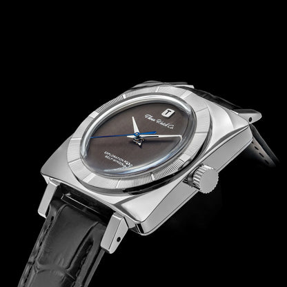 THORN T016 Square Watch 34MM PT5000 Dress Sapphire Pot lid Bubble Mirror 5ATM Fashion