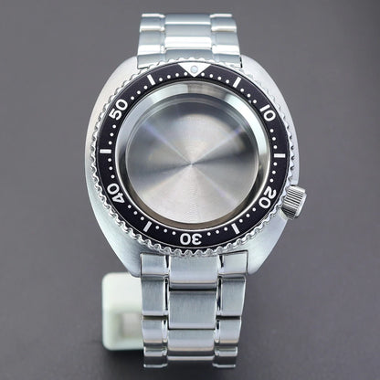 45mm Men's Watch nh35 Cases For NH35 NH36 Modified Abalone NH34 nh38 nh70 4R36 Movement 28.5mm Dial Sapphire Crystal Waterproof