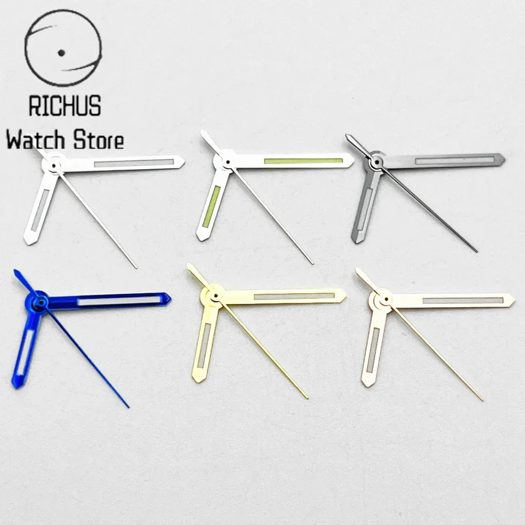 NH35 Hands Silver/Blue Watch Hands Fit NH35 NH36 PT5000 ETA2836 2824 DG2813 3804 Miyota8215 8205 821A Movement Watch Accessories