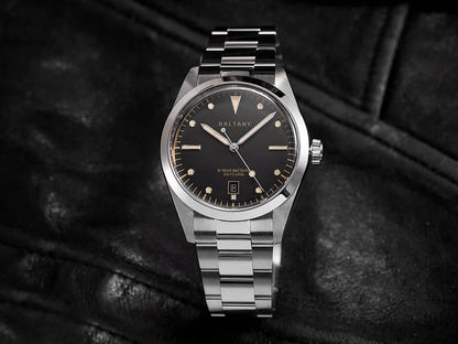 Baltany S4041 Vintage Tribute Quartz Wristwatches Enamel Dial Sapphire Crystal 20ATM Stainless Steel Bracelet Diving watches