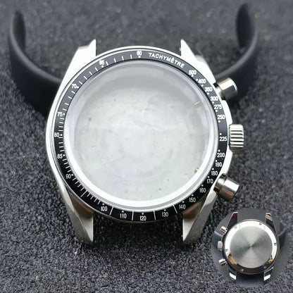 39.7mm watches metal case FIT VK63 movement case watch accessories watch parts Fits 20mm strap Watch Box