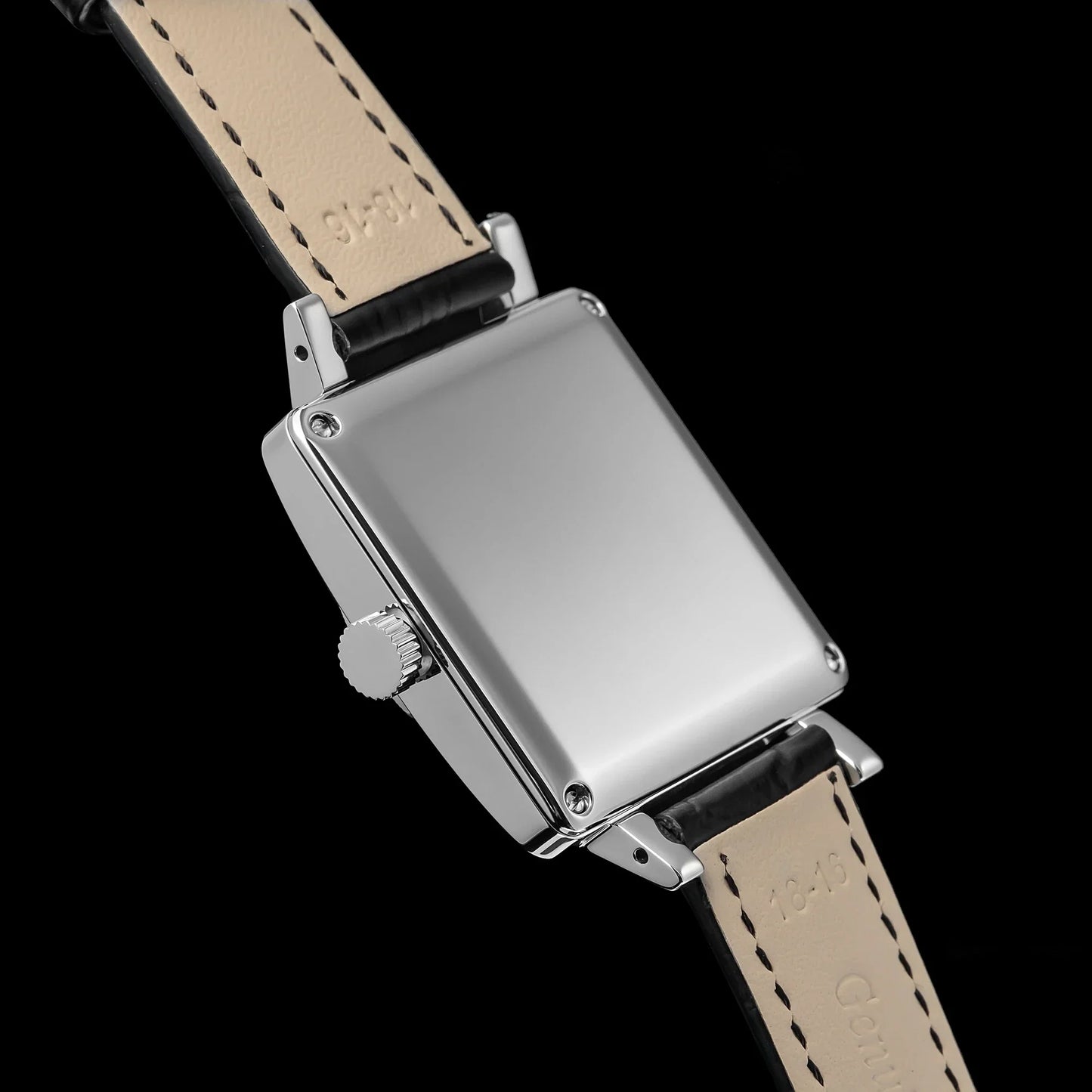 THORN T016 Square Watch 34MM PT5000 Dress Sapphire Pot lid Bubble Mirror 5ATM Fashion