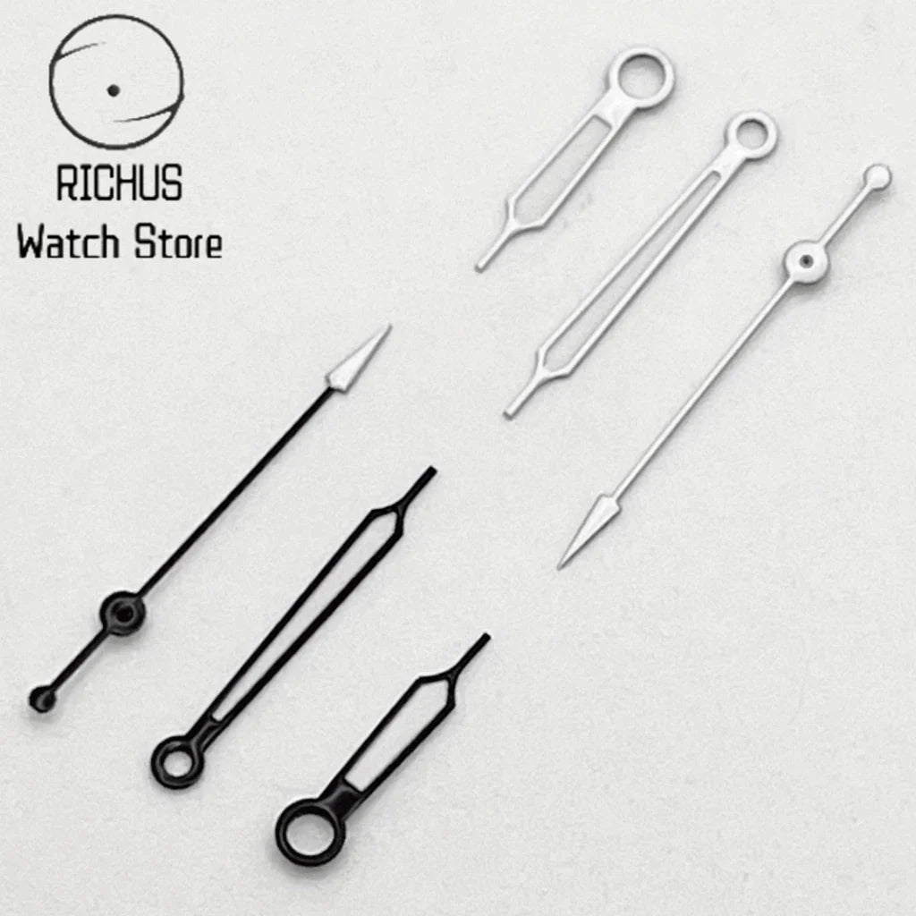 NH35 Hands Silver/Blue Watch Hands Fit NH35 NH36 PT5000 ETA2836 2824 DG2813 3804 Miyota8215 8205 821A Movement Watch Accessories