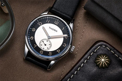 THORN SHY021 38MM Japan Quartz Movement Sterile Dial K1 Glass 5ATM Luminous Sub Second