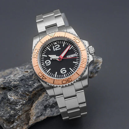 Sterile Submariner Sea Dweller Yacht master NH36 Automatic C3 Lume Sapphire 10bar 41MM