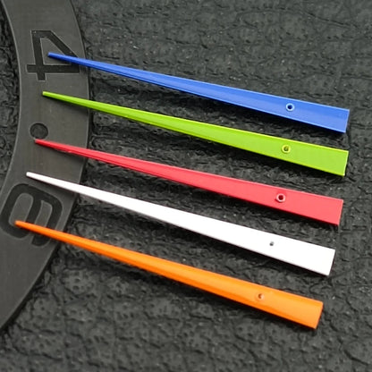 Green/white watch hands suitable for N H35 NH36 movement watch hands personalized 12.5mm second hand without luminous