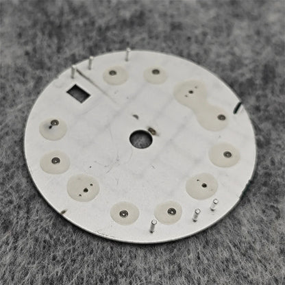 29MM Single calendar Watch Dial Green Luminous Modified Watch Accessories GMT Four-Hand Watch Faces for Japan NH34 Movement