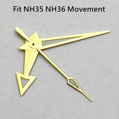 Arrow Watch Hands Silver/Blue/Gold Fit NH35 NH36 PT5000 ETA2836 2824 DG2813 3804 Miyota8215 8205 821A Movement Watch Accessories