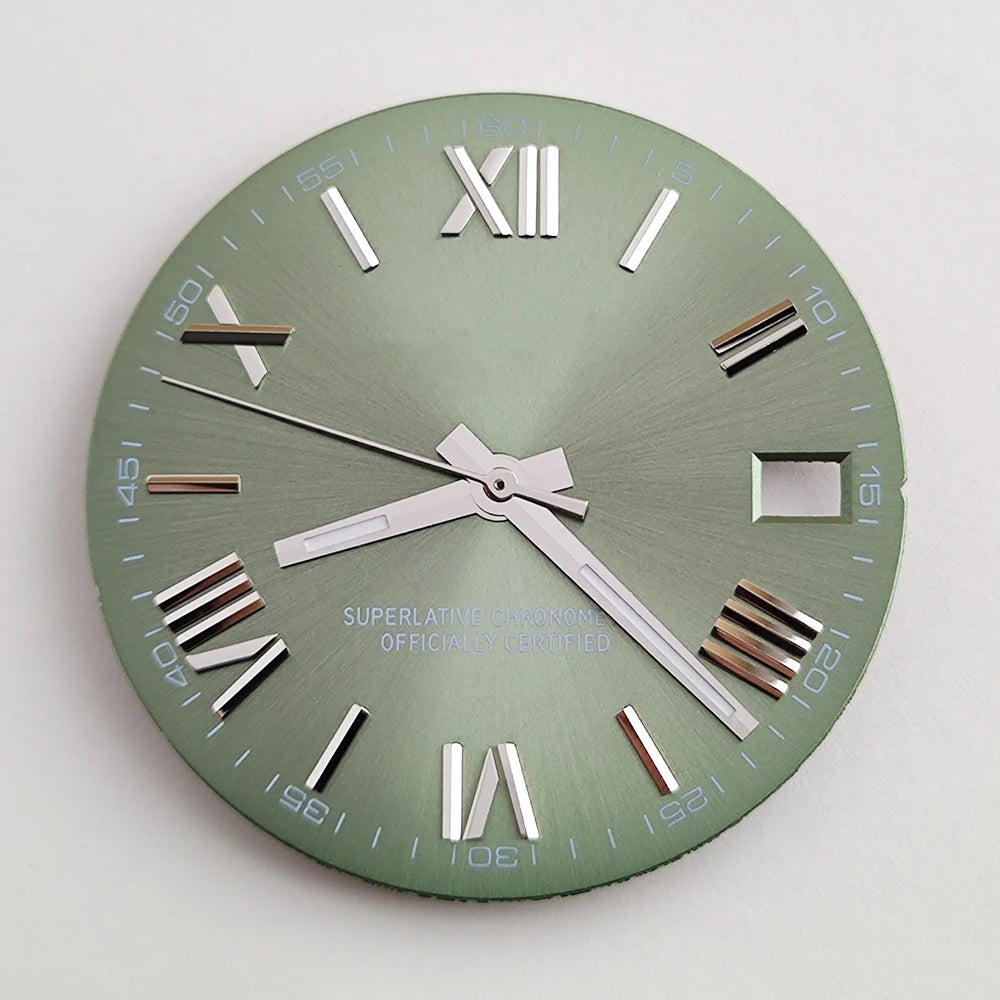 28.5mm NH35 dial Roman dial S Dial Modified Dial for NH35/NH36 Automatic Movement Watch accessories