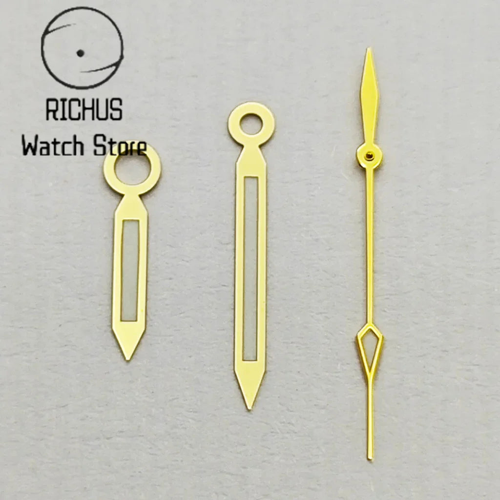 Watch Hands Green Luminous Silver Blue Gold Fit NH35 NH36 ETA2824 2836 Miyota8205 8215 821A Mingzhu DG2813 3804 Movement