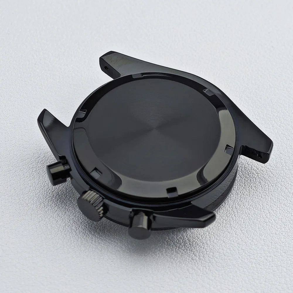 39.7mm Men's watches metal case FIT VK63 movement case watch accessories watch parts Fits 20mm strap Watch Box