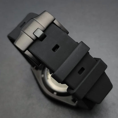 NH35 Case 42mm High-quality Yacht Master Steel Black Case NH35 NH36 Movement Case Watch Accessories Sapphire Glass 22mm Band