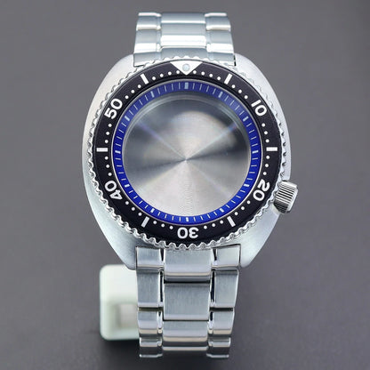 45mm Men's Watch nh35 Cases For NH35 NH36 Modified Abalone NH34 nh38 nh70 4R36 Movement 28.5mm Dial Sapphire Crystal Waterproof