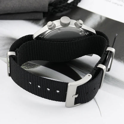 Militado ML1868KF Chronograph Watch  VK67 Quartz 10Bar 39MM Multifunction Military Watch BGW 9 Lume