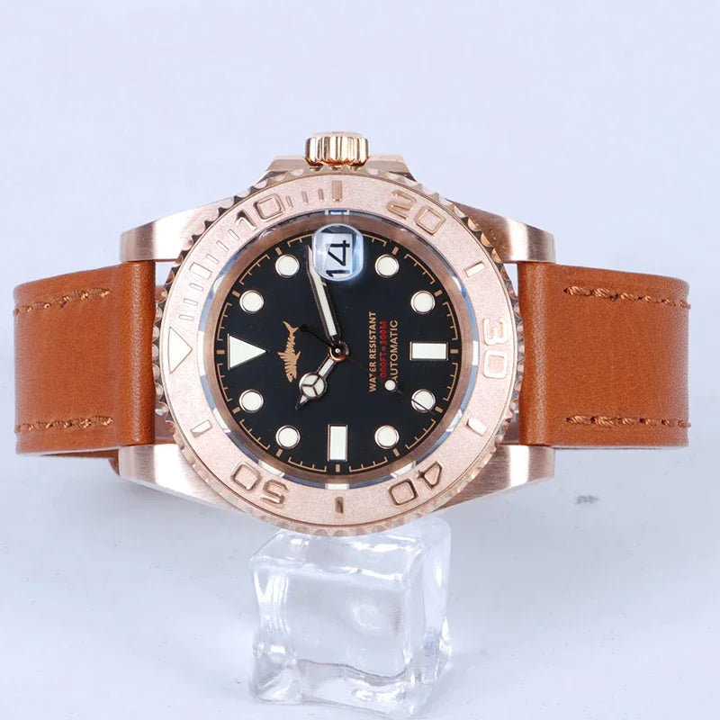 HEIMDALLR Bronze Diver Watch HMCR21 NH36 Automatic Sapphire BGW-9 Lume 44MM Yachmaster 30Bar