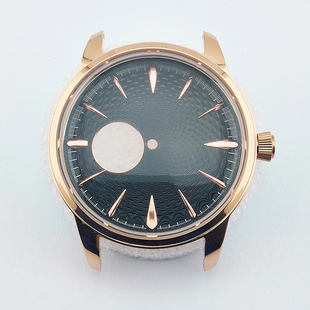 40mm Watch Case nh38 Case Arch Glass Silver Rose Gold Cocktail Case for NH38 Movement fit 35mm Dial