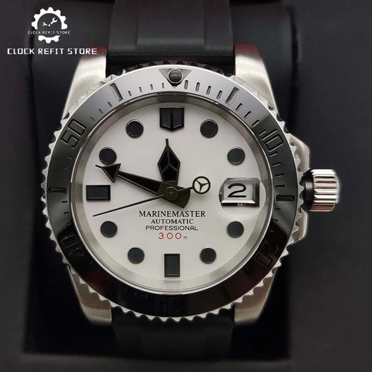 Custom Watch 40mm  NH35 Diver Watch Sapphire glass back CW1102 YachtMaster