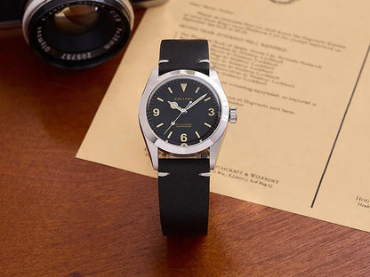 Baltany 36MM 1963 Explorer Watch Man S4066 Sapphire 200M Waterproof Stainless Steel Bracelect Vintage NH38 Auto Dress Watches