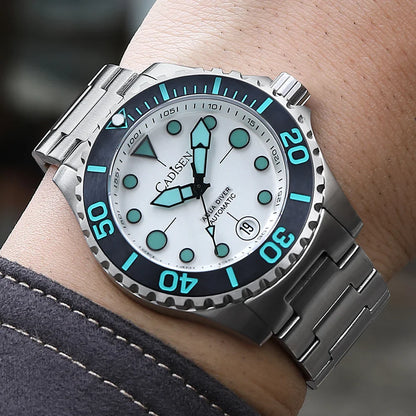 Cadisen C8232 Submariner DIVER  NH35A 100M Waterproof Luminous AR Sapphire 40MM