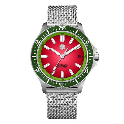 San Martin Diver SN0118G 40mm Original Design Fruit Series  NH35 Automatic 20Bar AR Sapphire BGW Luminous SN0118