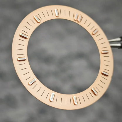 31mm Watch Dial Hollowed Out Surface Green Luminous Watch Faces Accessories Repair Parts NH70／NH35 / NH36 Movement