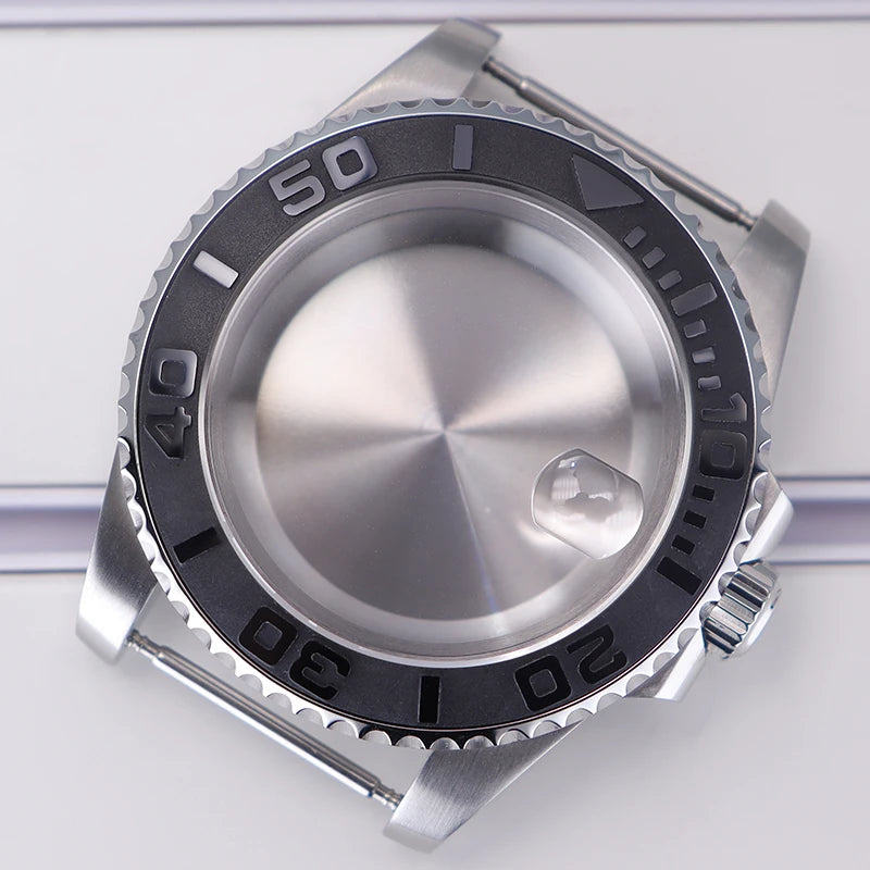 200M Diving Watch Case 40mm For Yacht-Master Seiko NH35 NH36 NH38/34 Miyota 8215 ETA2824 Movement Sapphire Glass 120clicks Bezel