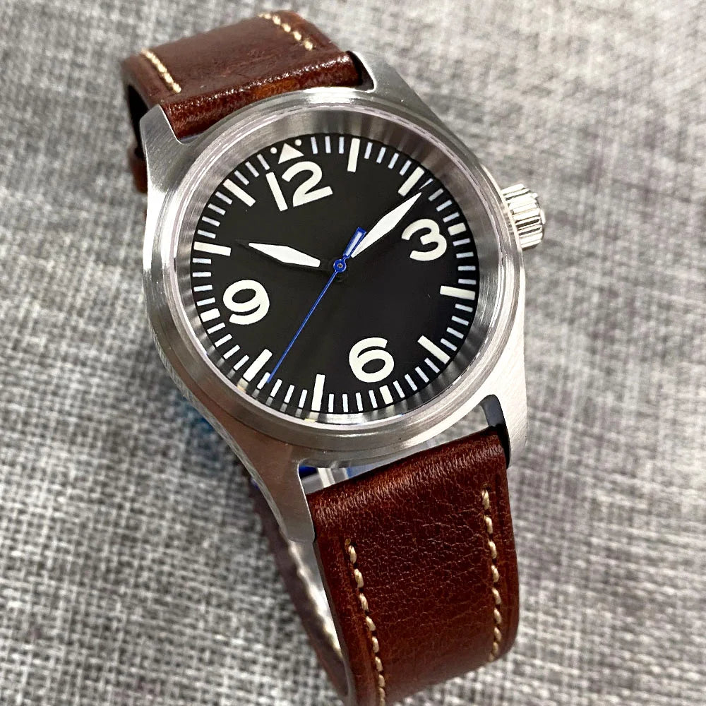 Tandorio pilot watch TD140S 36mm NH35A automatic sapphire 20bar