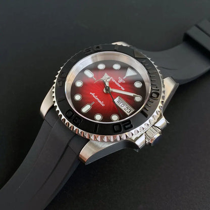 Tandorio Yacht Master Watch TD269B 40mm  NH36A Movement 200M luminous  Sapphire