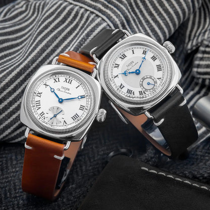 Thorn T002  Retro Square Sub Second 36mm Sapphire Glass VD78 Quartz Movement 10bar