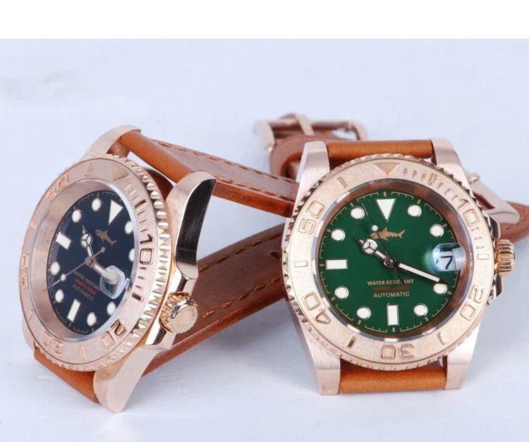 HEIMDALLR Bronze Diver Watch HMCR21 NH36 Automatic Sapphire BGW-9 Lume 44MM Yachmaster 30Bar