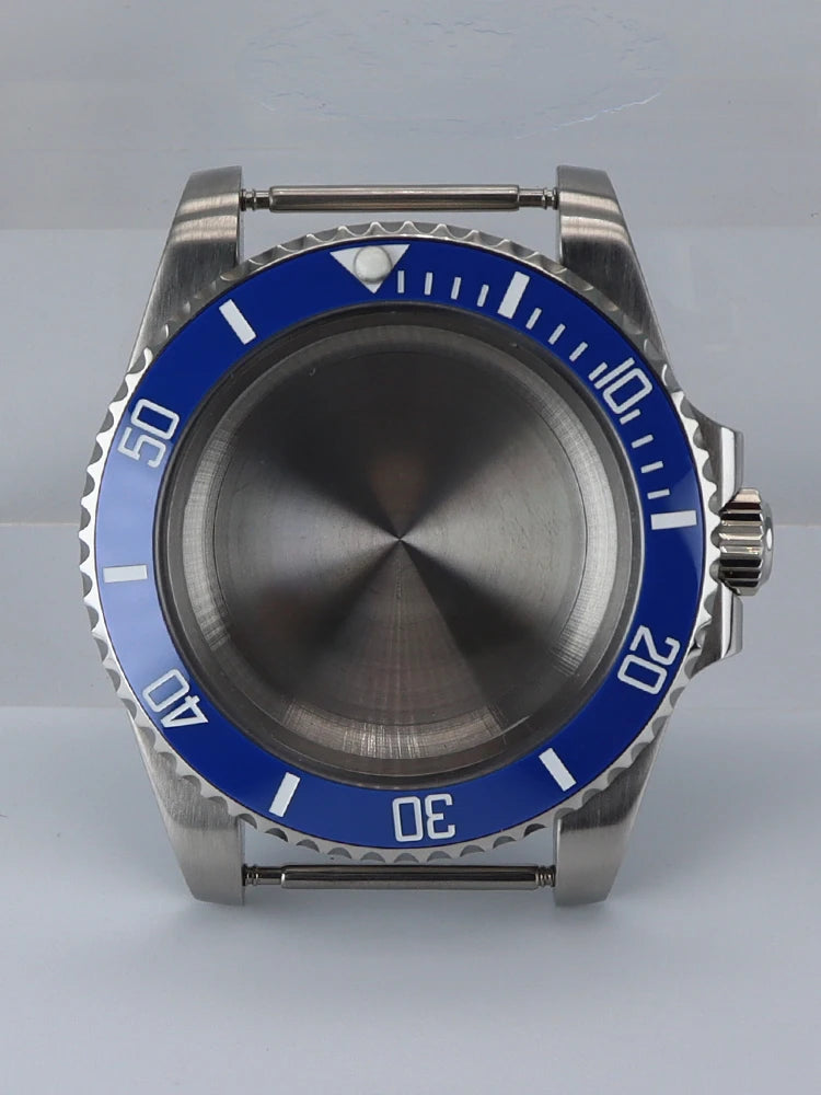 NH35 40mm SUB Black Ceramic Insert Watch Case Sapphire For NH34 NH35 NH36 NH38 4R36 Miyot8215 ETA2824 Movement 20ATM Waterproof