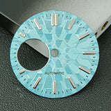 NH38 Watch Dial  man watch Custom logo dial green luminous suitable for NH38 movement watch accessories