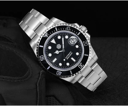 San Martin SUB Diver Sn0019G 41mm Water Ghost PT5000 SW200 Automatic AR Sapphire 20Bar BGW-9 Luminous