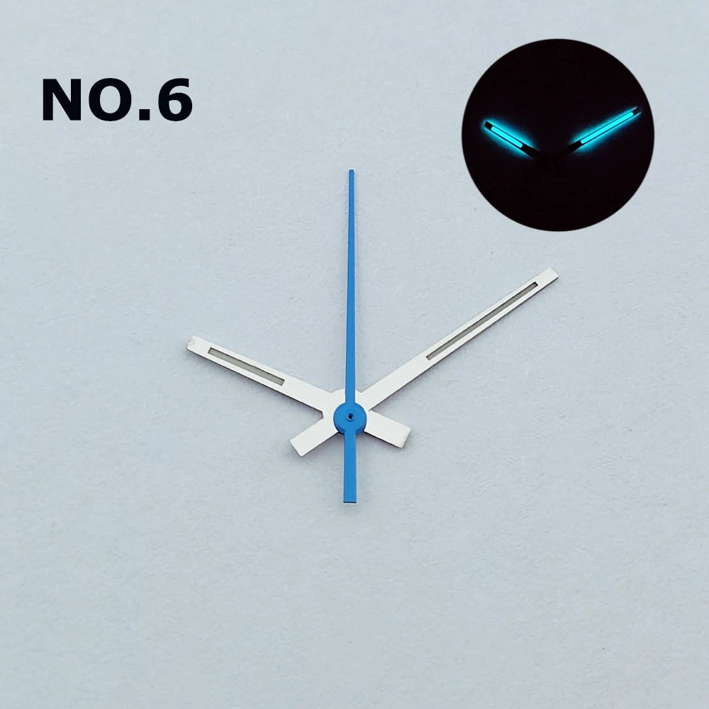 Watch Hands 8285 Hands Blue Grren C3 Luminous Hands Watch Parts for Miyota 8285 Movement Watch Accessories