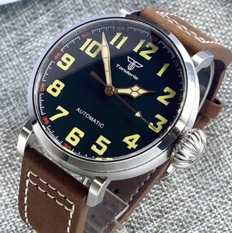 Tandorio TD125B NH35 / PT5000 47mm Big Face 10ATM CUSN8 Solid Bronze  Sapphire