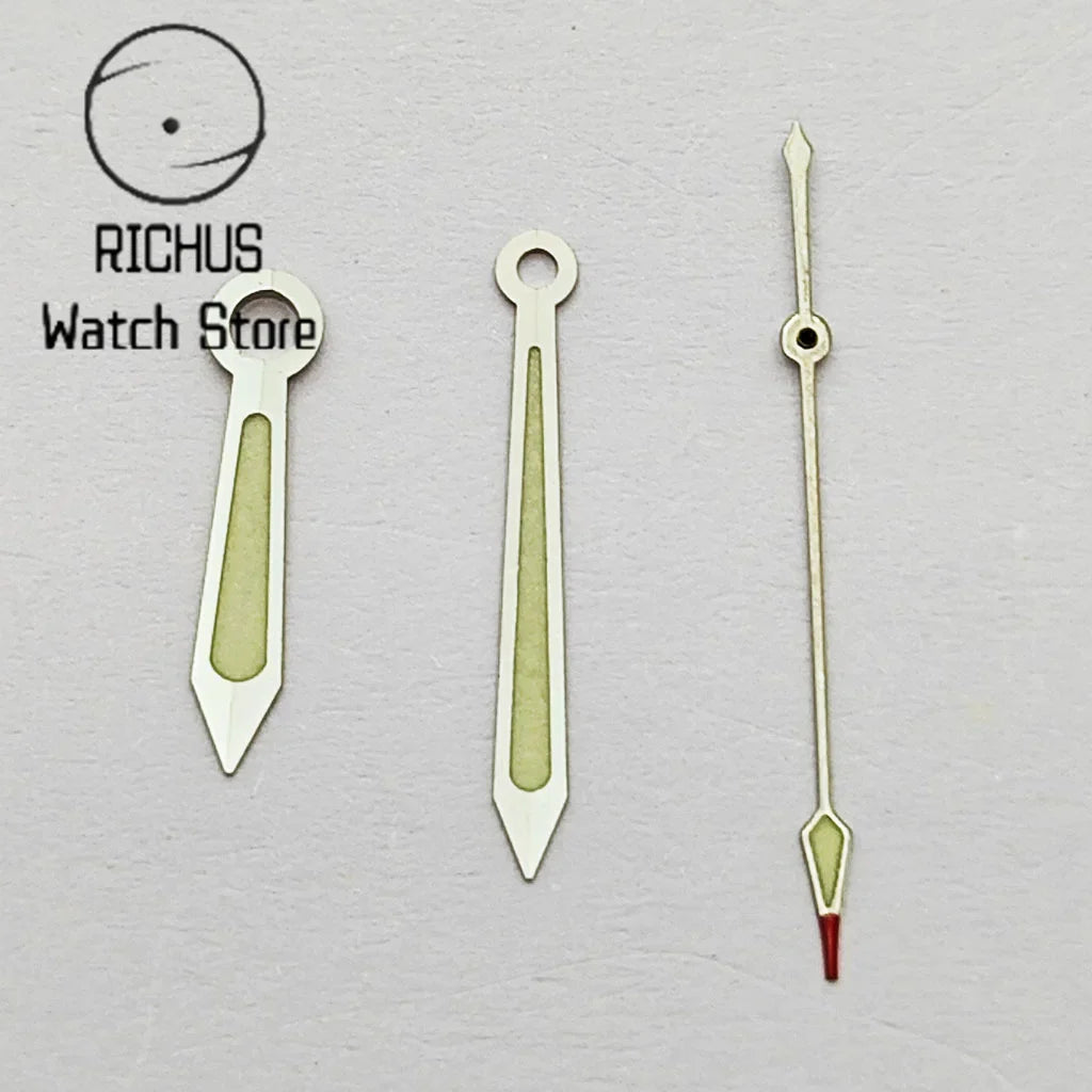 Green Luminous Watch Hands Fit NH35 NH36 ETA2836 2824 Miyota 8215 8205 821A Mingzhu DG2813 3804 PT5000 Movement