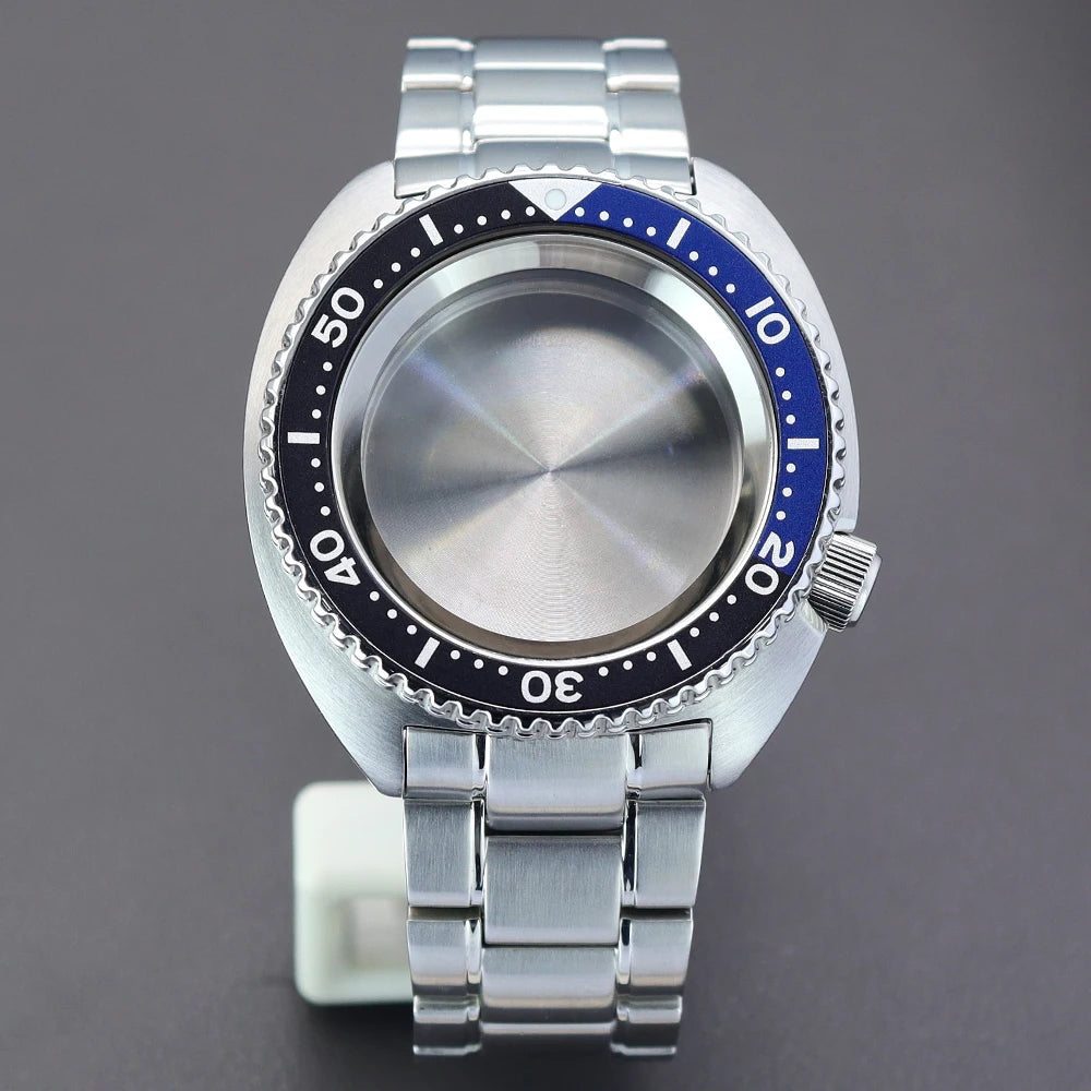 45mm Men's Watch nh35 Cases For NH35 NH36 Modified Abalone NH34 nh38 nh70 4R36 Movement 28.5mm Dial Sapphire Crystal Waterproof