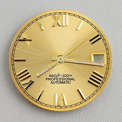 28.5mm NH35 dial Roman dial S Dial Modified Dial for NH35/NH36 Automatic Movement Watch accessories
