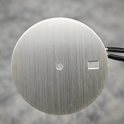 30.5mm Solid Color Watch Dial for NH35 Movement Vertical Pattern Mechanical Watch Faces DIY Watch Repair Accessories