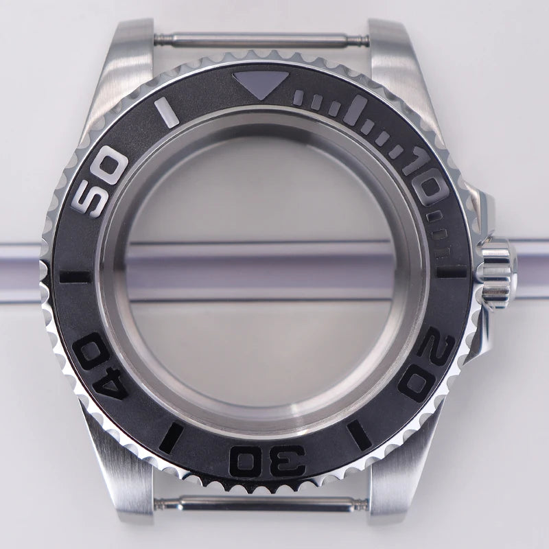 200M Diving Watch Case 40mm For Yacht-Master Seiko NH35 NH36 NH38/34 Miyota 8215 ETA2824 Movement Sapphire Glass 120clicks Bezel