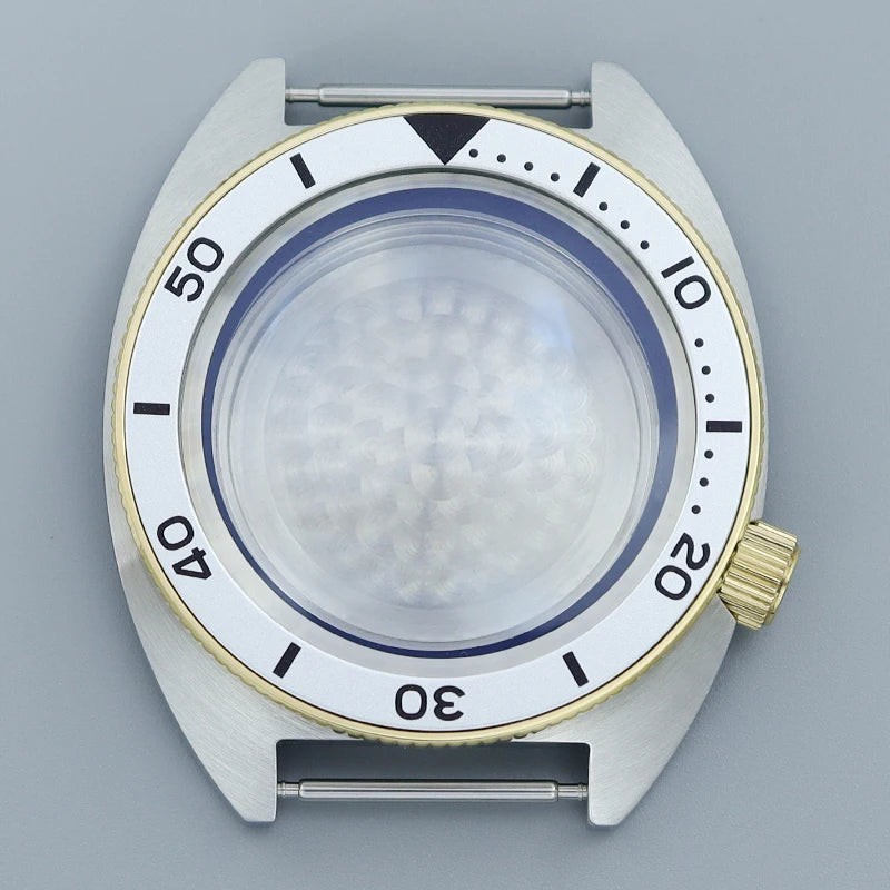 41mm NH35 Watch Case Stainless Steel Accessories For NH35 NH34 Mod Abalone NH36 NH70 Movement 28.5mm Dial Sapphire Crystal Glass