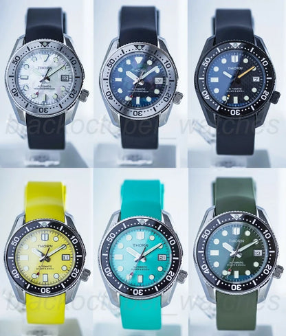 THORN SHY019 MM200 SPB185/187J1 NH35A 200M Diver C3 42mm 316L 20Bar AR Sapphire