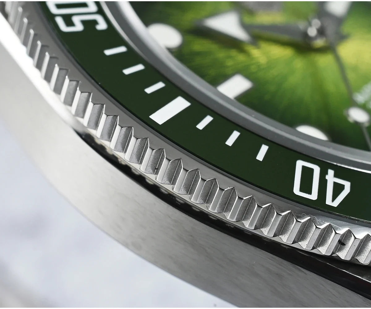 San Martin Diver SN0148G 40mm  Miyota 9015 Automatic Enamel Sunburst Dial 20bar  Ar Sapphire BGW9 Lume